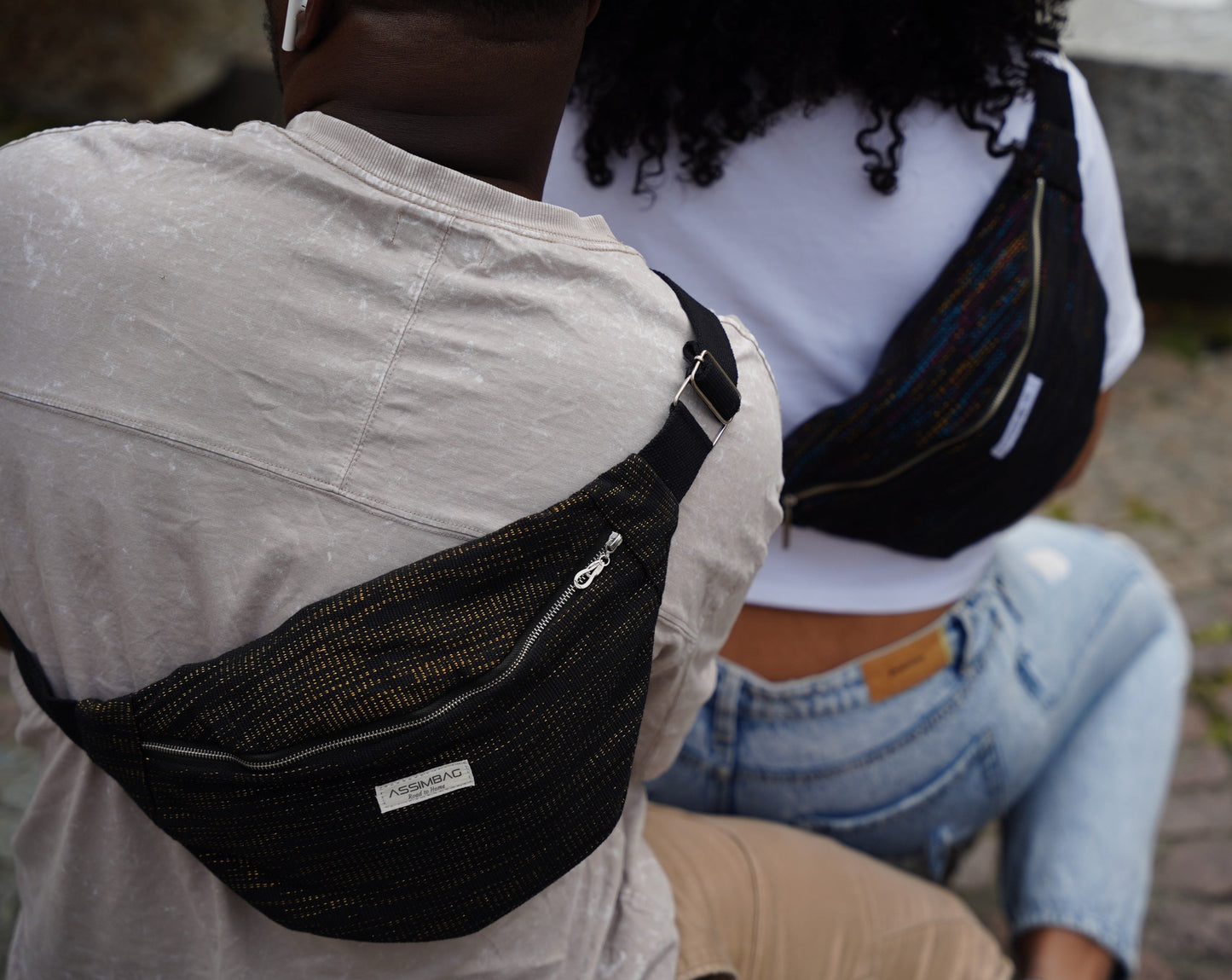 Sac banane paillettes