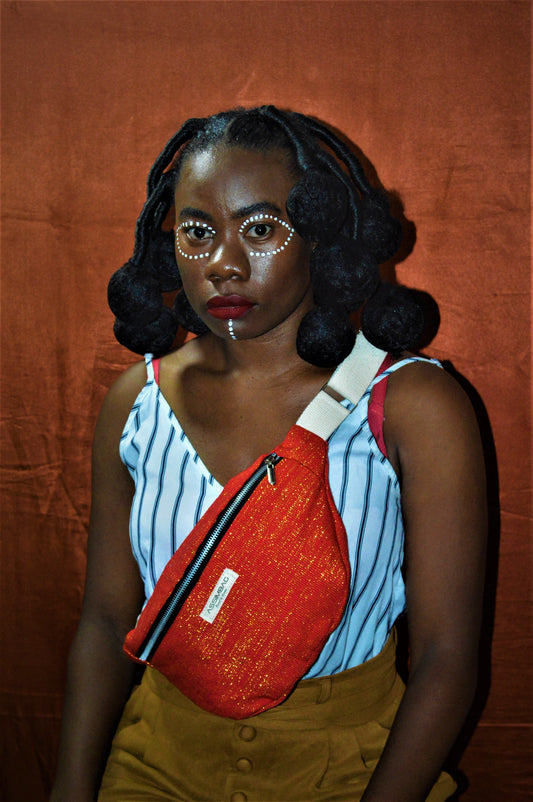 sac banane strass paillette