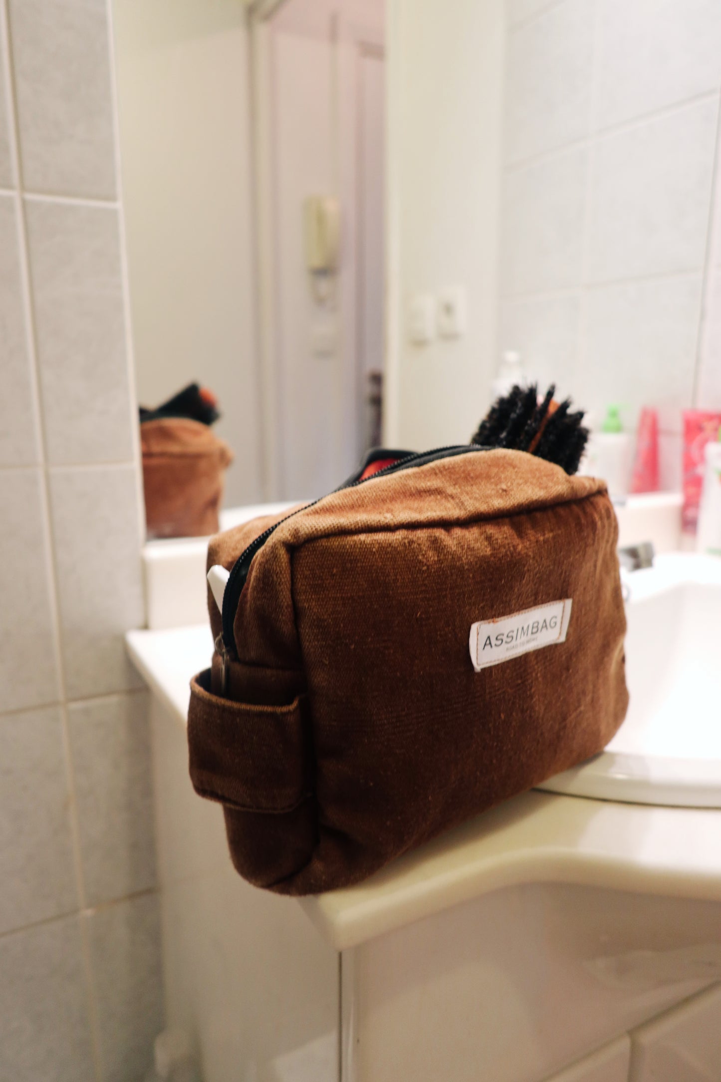 Tiara, la trousse de toilette en bogolan bio